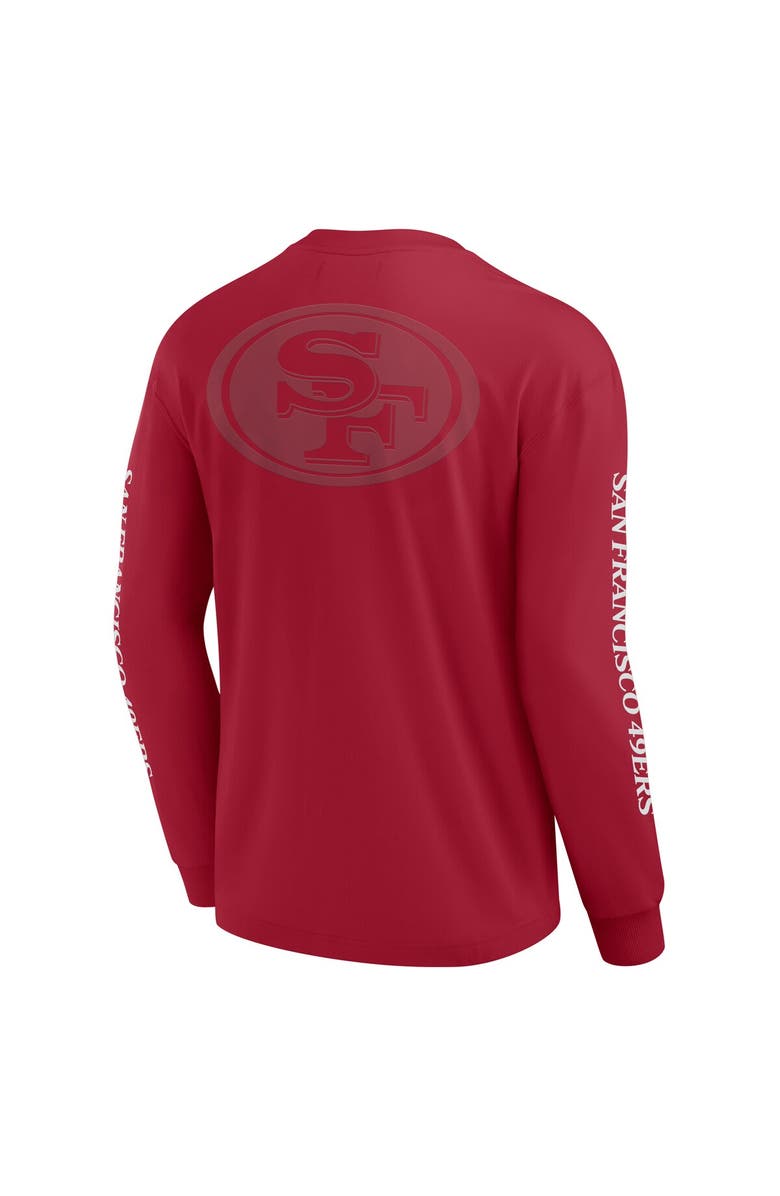 FANATICS Unisex Fanatics Scarlet San Francisco 49ers Elements Strive Long Sleeve T-Shirt, Alternate, color, Scarlet