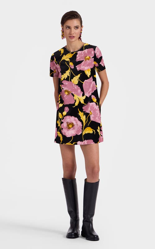 La Doublej Mini Swing Dress In Sylph Black