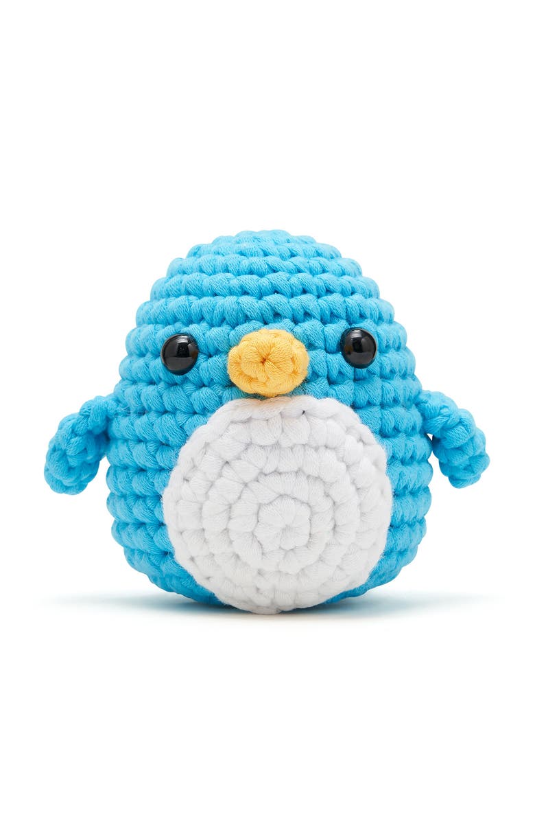 THE WOOBLES Penguin Crochet Kit, Alternate, color, Blue