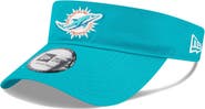 New Era Men's New Era Aqua Miami Dolphins Main Adjustable Visor