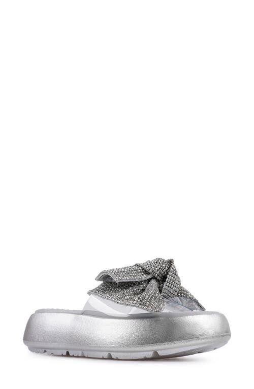 Zigi Cassinella Embellished Sandal In Silver/clear