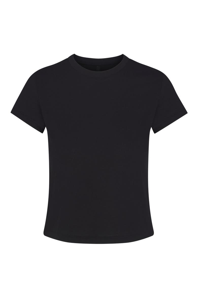 Relaxed Shrunken T-Shirt, Alternate, color, ONYX