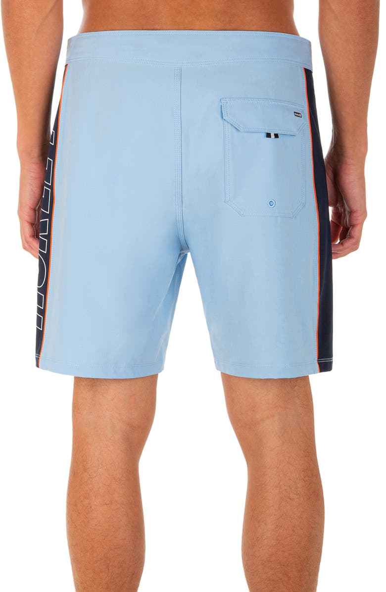 Hurley Phantom Fastlane Board Shorts, Alternate, color, Psychic Blue/ White