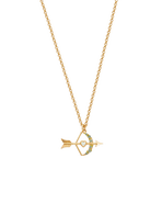 Fable England Cupids Bow & Arrow Necklace