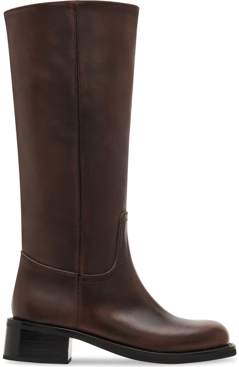 Steve Madden Riggs Knee High Boot, Alternate, color, Brn Distre