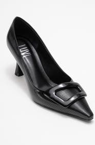Prologue Shoes Astra Buckle Pointed Toe Pump