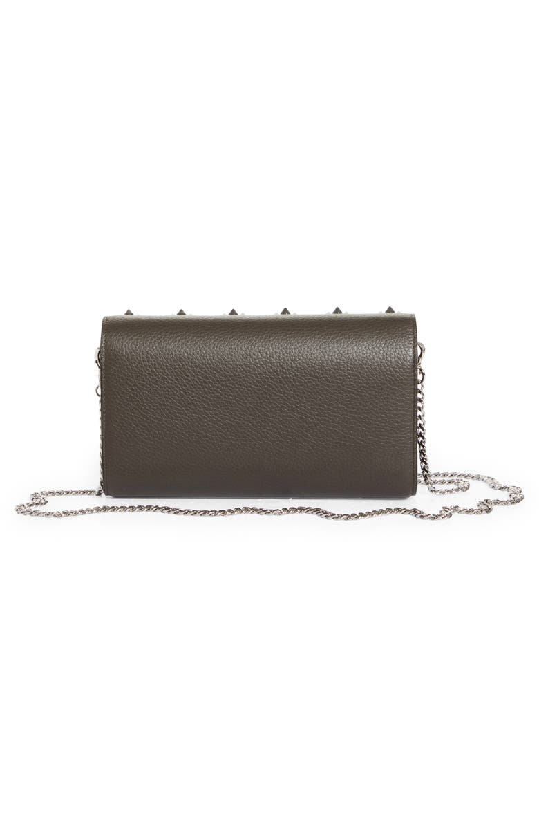 Christian Louboutin Paloma Loubinthesky Calfskin Wallet on a Chain, Alternate, color, 
