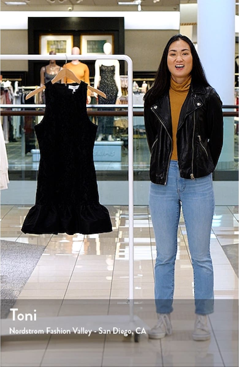 Elton Lace Overlay Minidress, sales video thumbnail