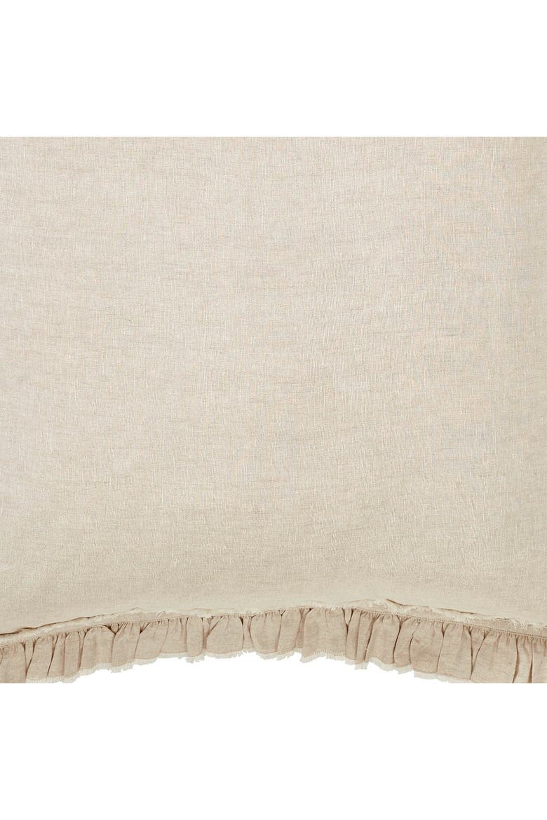 Ruffle European Linen Bed Skirt, Alternate, color, Beige