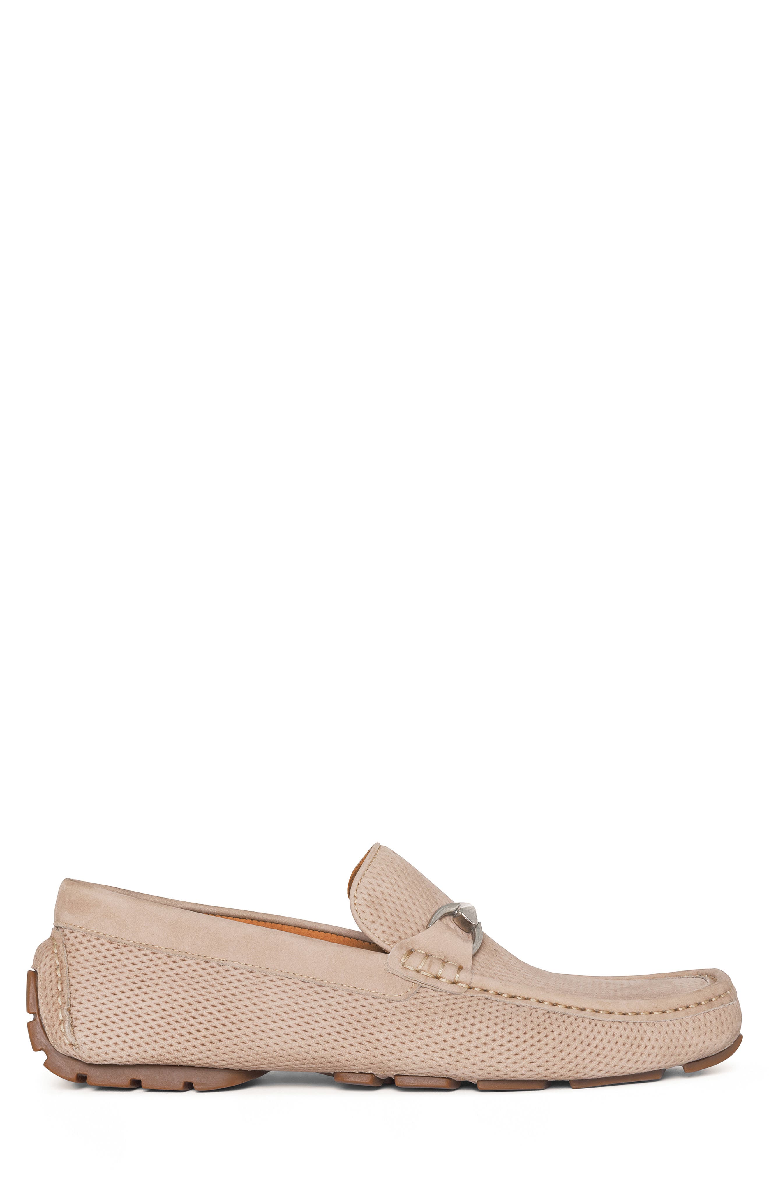 Donald Pliner Textured Horsebit Loafer, Alternate, color, Sand