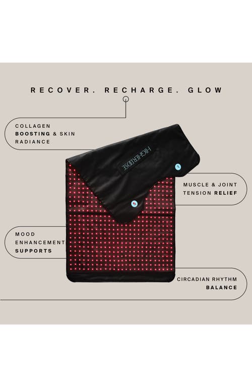 Higherdose Full Body Red Light Mat In Red