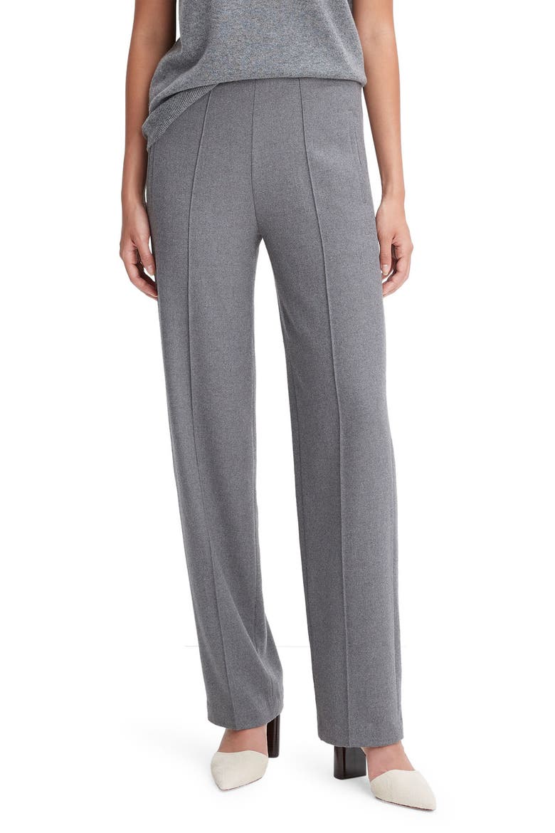 Brushed Straight Leg Pants, Main, color, H FLINT