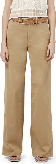 パンツ HIGH COUNT RUBBER CLOTH WIDE CHINOS(BEG) rag & bone Sofie High Waist Wide Leg Chino Pants | Nordstromrack