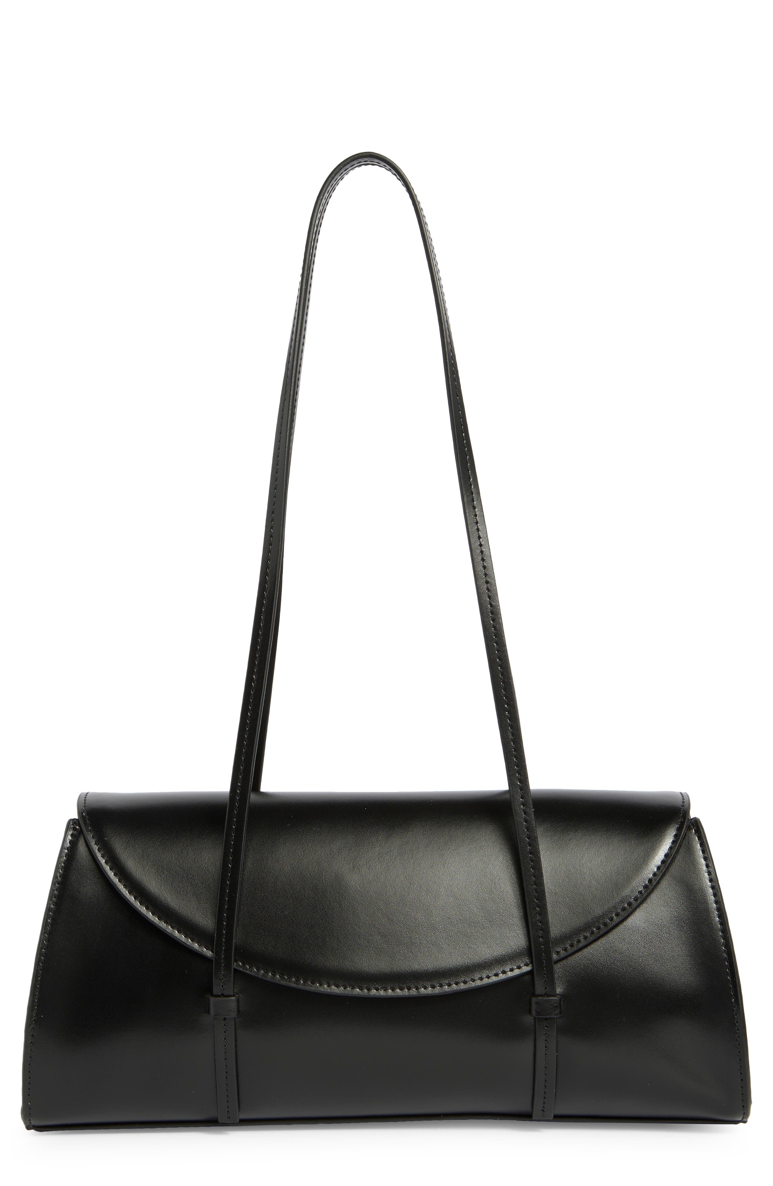 Reformation Elena Leather Shoulder Bag, Main, color, 