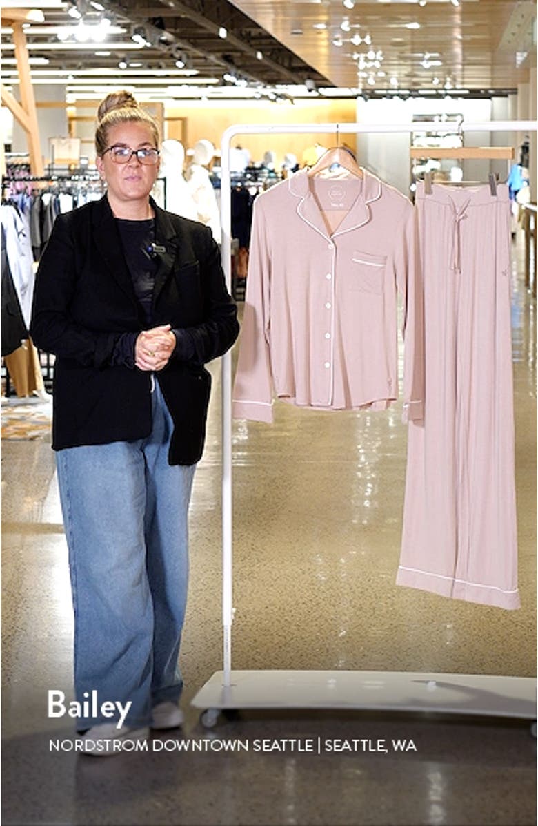 Long Sleeve Knit Pajamas, sales video thumbnail