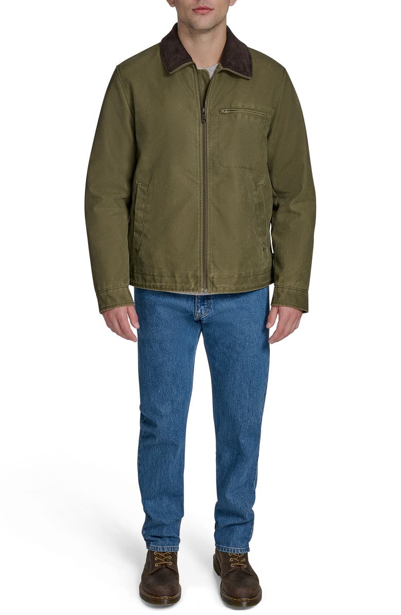 Levi's Zip Front Barn Jacket, Alternate, color, Light Olive