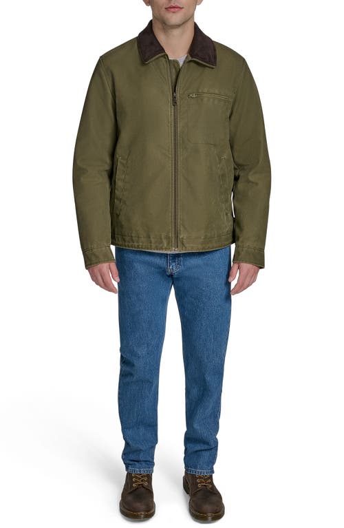 Levi's Zip Front Barn Jacket In Green