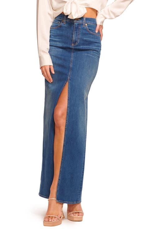 Madalyn Denim Maxi Skirt