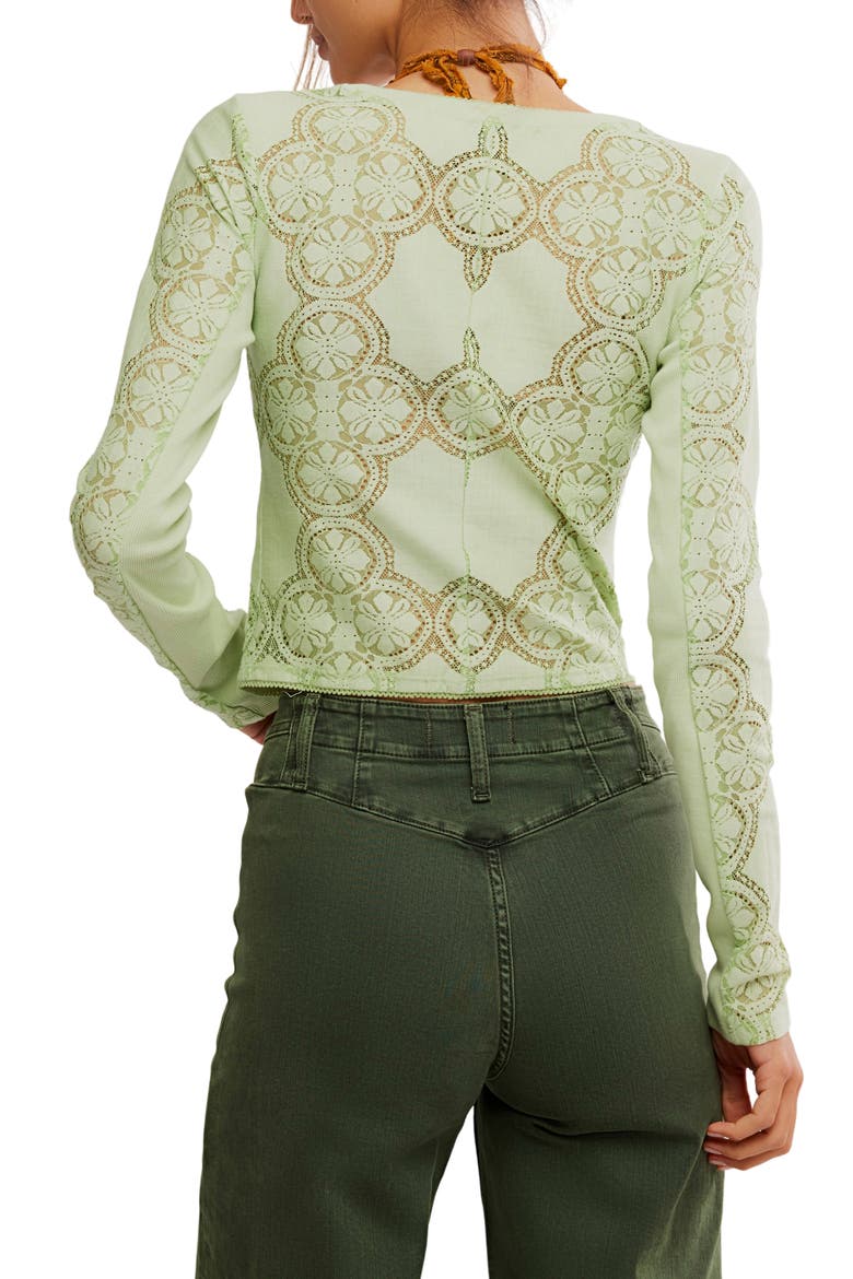 Jae Button-Up Top, Alternate, color, FRESH GREEN