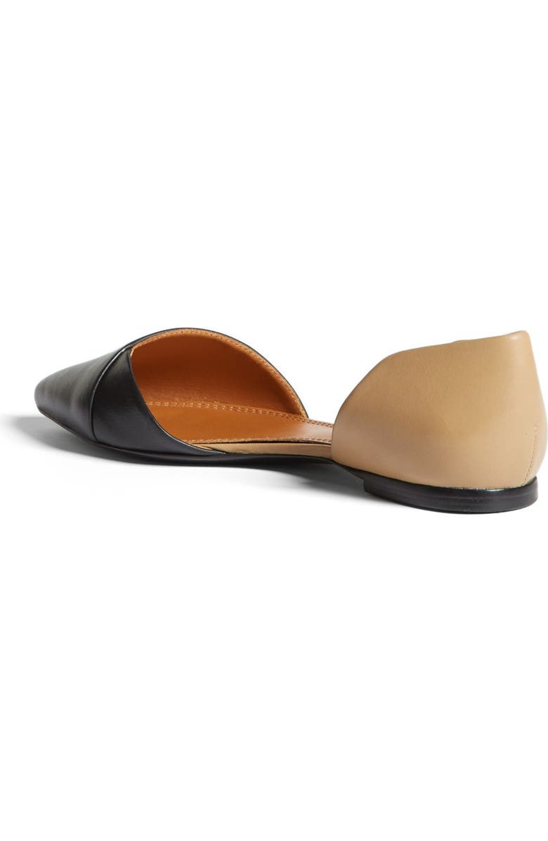 Tory Burch Leather Flat, Alternate, color,