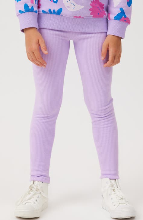 Girls Purple Leggings Pants