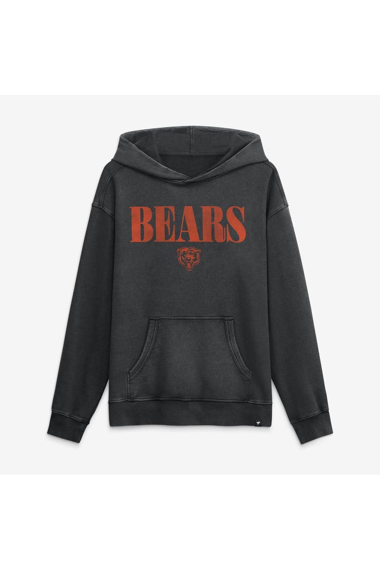 Men's Fanatics Black Chicago Bears Relaxed Intense Rivalry French Terry Hoodie, Alternate, color, Black