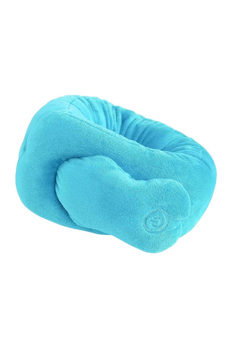Portable Neck & Shoulder Adjustable Massaging Wrap Gray, Main, color, Blue