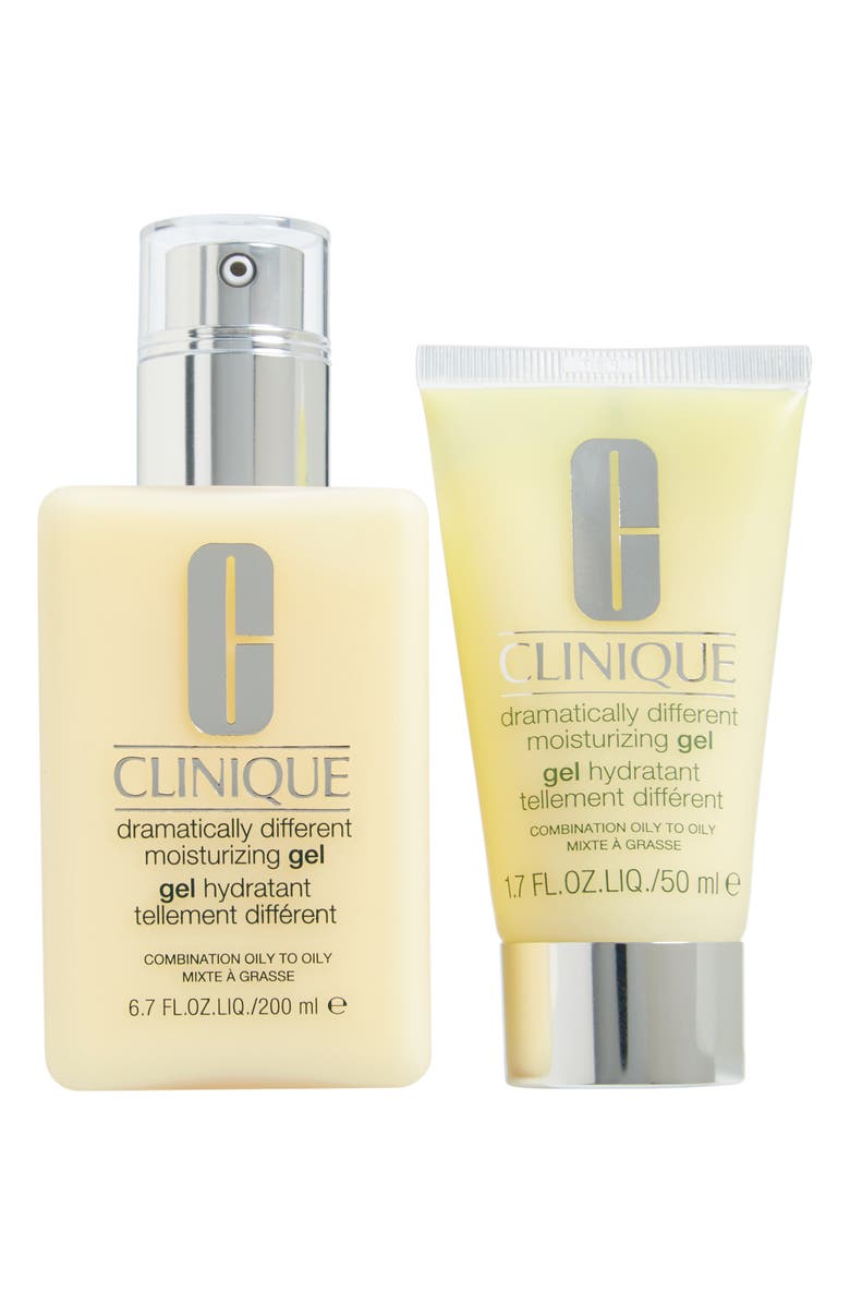 Clinique Big Genius Little Genius Dramatically Different Moisturizing Gel Duo, Main, color,
