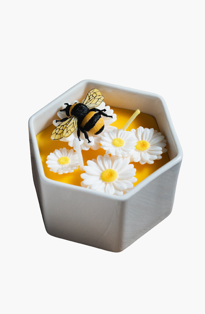 Southlake gifts Honey Milk Bowl Scented Candle, Main, color,