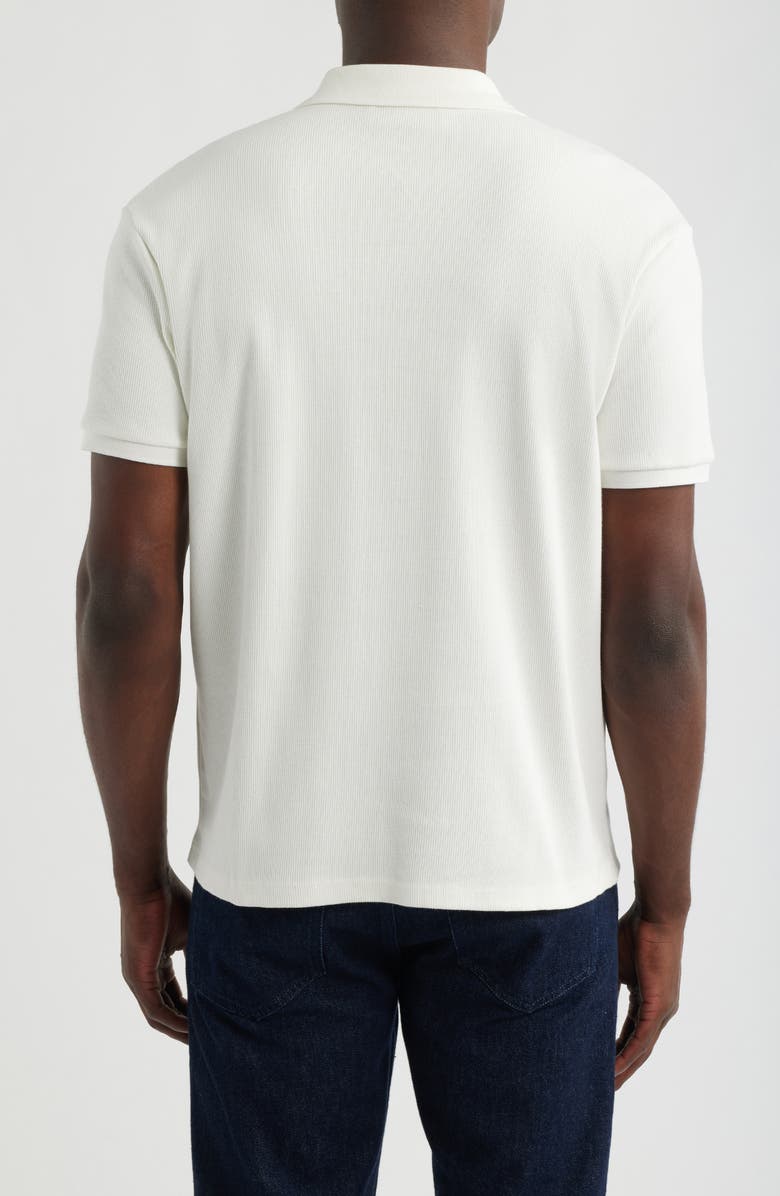 Mavi Jeans Stretch Cotton Polo, Alternate, color, Antique White