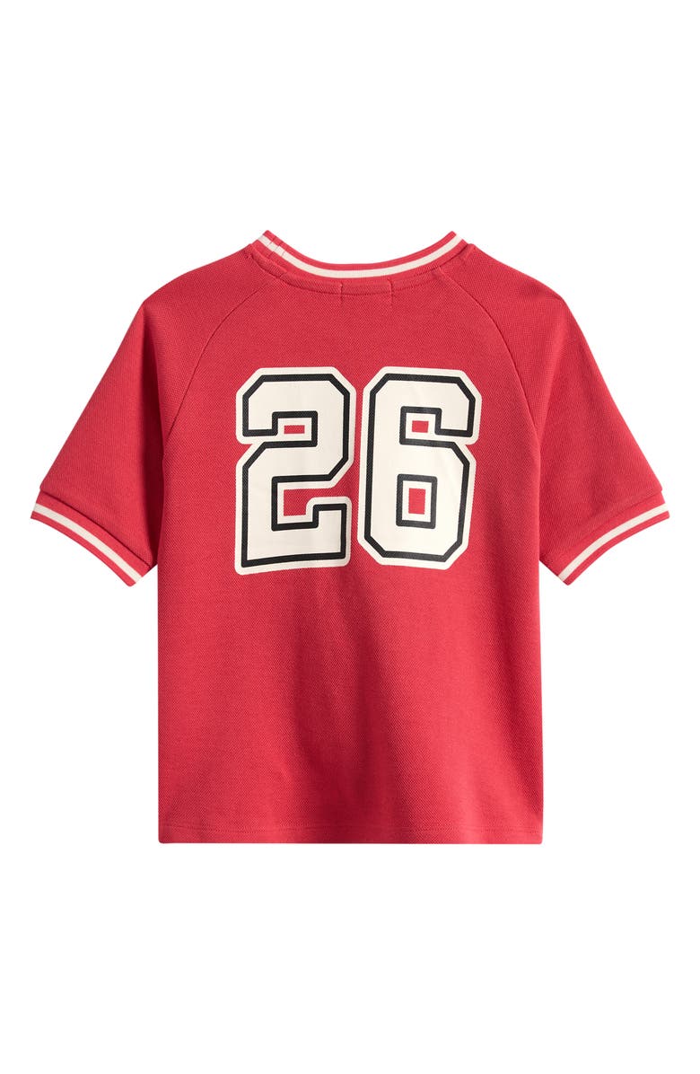 MILES THE LABEL Kids' Play All Day Organic Cotton T-Shirt, Alternate, color, Red