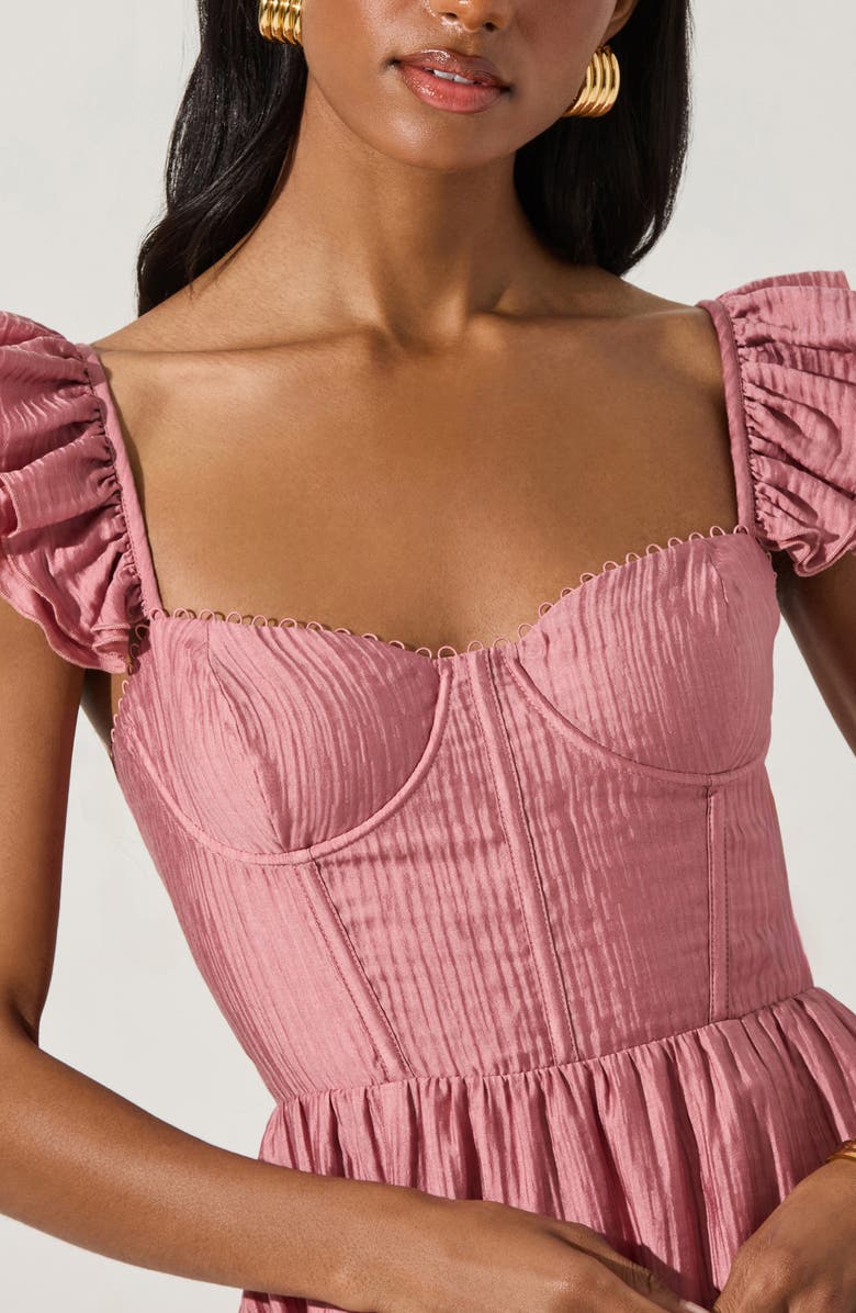 ASTR the Label Wedelia Fit & Flare Dress, Alternate, color, Pink