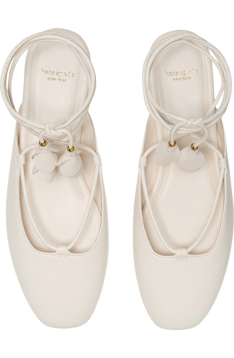Kate Spade New York ankle wrap mule, Alternate, color, Cream.