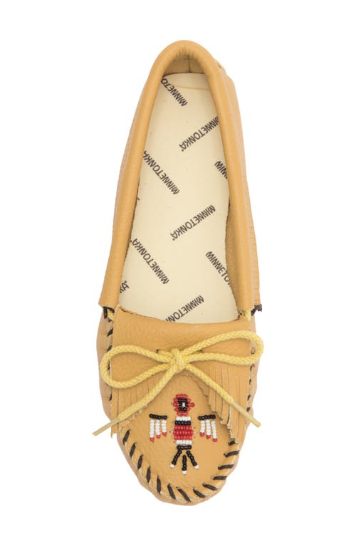 Minnetonka Thunderbird Soft Sole Slipper In Brown