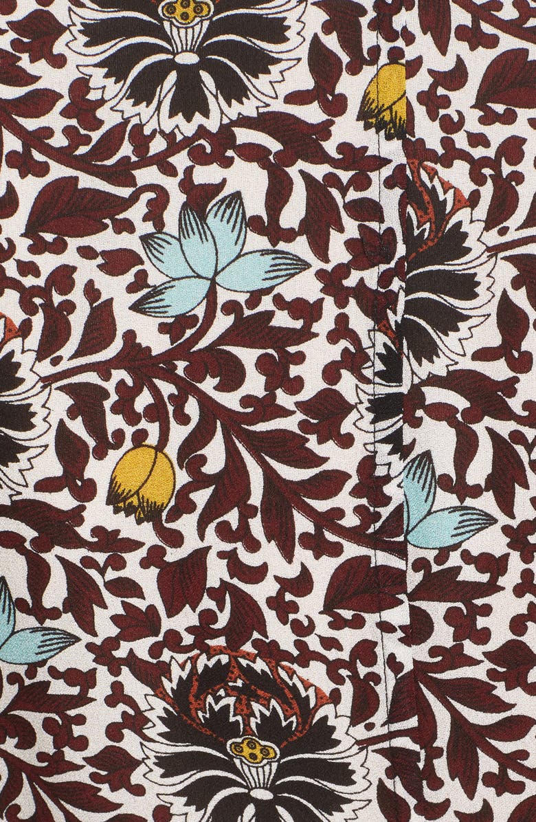 A.L.C. Stephanie Print Silk Wrap Dress, Alternate, color,