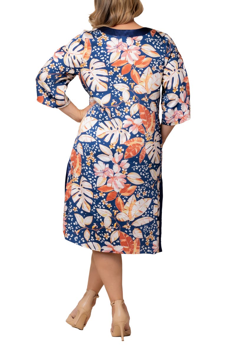 Nora Kaftan Dress, Alternate, color, TROPICAL PRINT