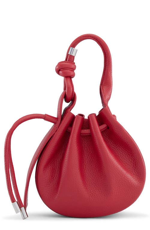 behno Mini Ina Pebble Leather Crossbody Bag in Red at Nordstrom