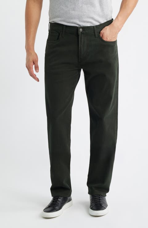 Elijah Relaxed Straight Leg Twill Pants