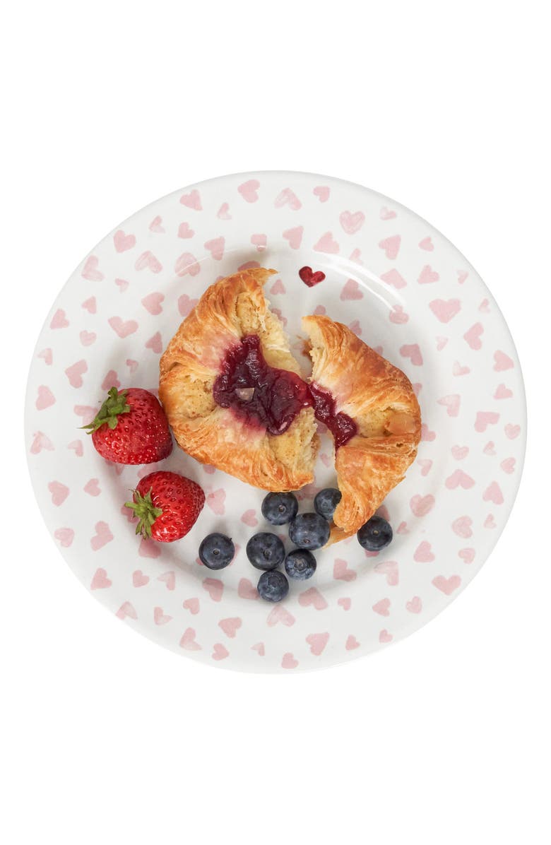 Juliska Love You More Set of 4 Dessert/Salad Plates, Alternate, color,