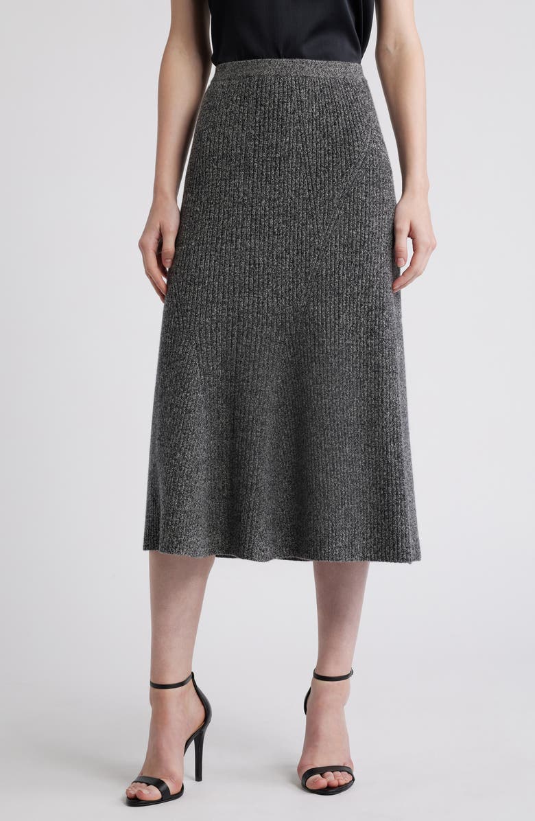 KOBI HALPERIN Femi Knit Cashmere Blend Skirt, Main, color, 