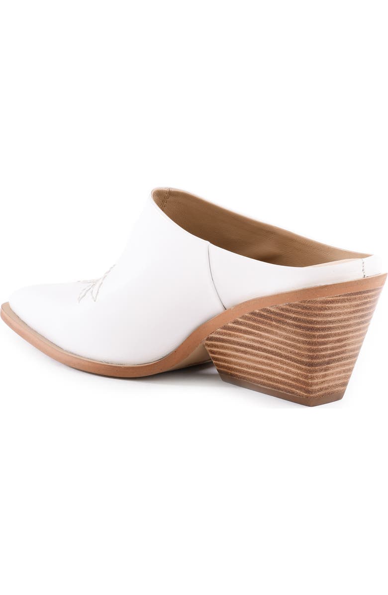 Seychelles Spirit Pointed Toe Mule, Alternate, color, White Leather