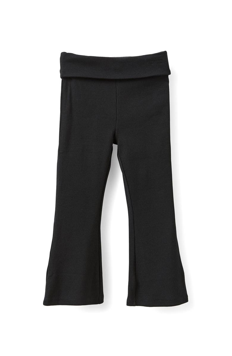Cotton On Kids Kid's Francine Roll Over Flare Pant, Main, color, Black