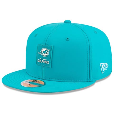 Men's New Era Aqua Miami Dolphins 2025 Sideline  59FIFTY Fitted Hat