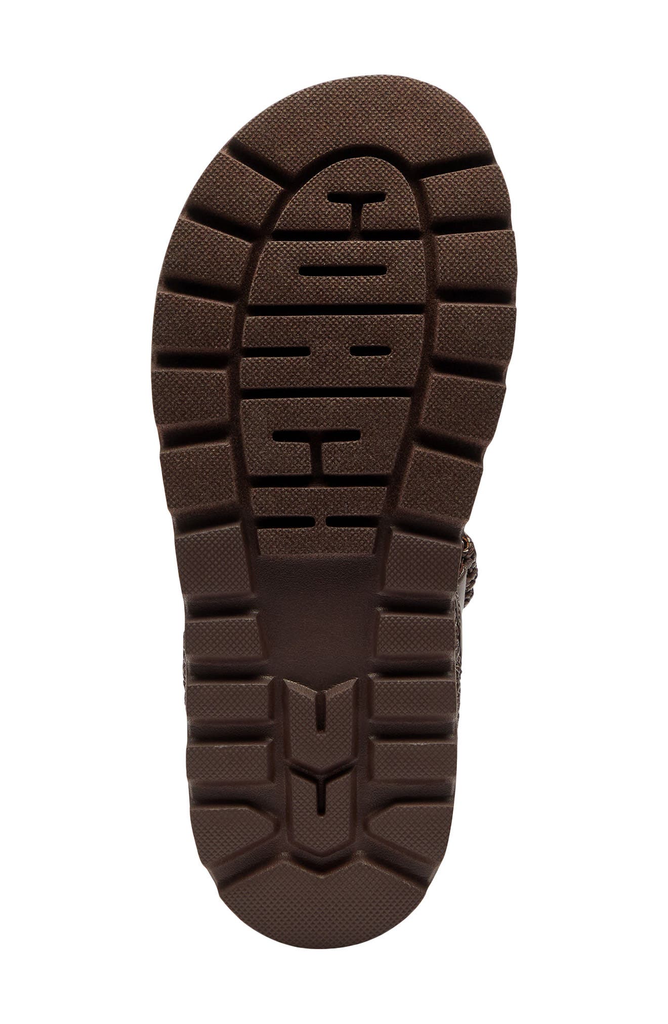 COACH Brynn Raffia Sandal, Alternate, color, Maple