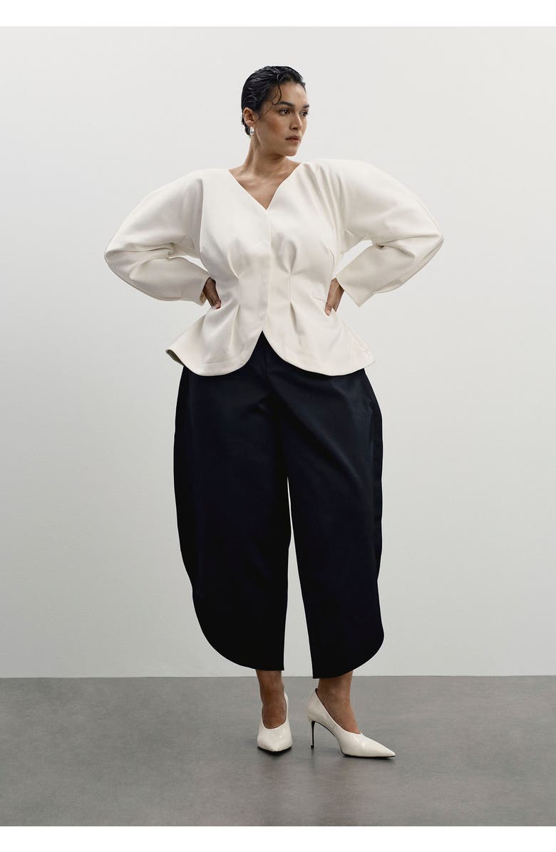 11 Honoré Crescent Moon Jacket, Alternate, color, Vanilla Ice