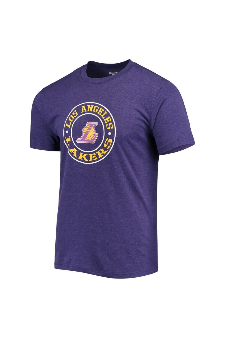 Men's Concepts Sport Black/Purple Los Angeles Lakers T-Shirt & Shorts Sleep Set, Alternate, color, Black