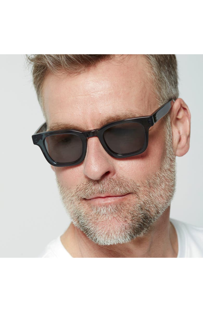 French Kiwis Eyewear Émile Sunglasses, Alternate, color, Black