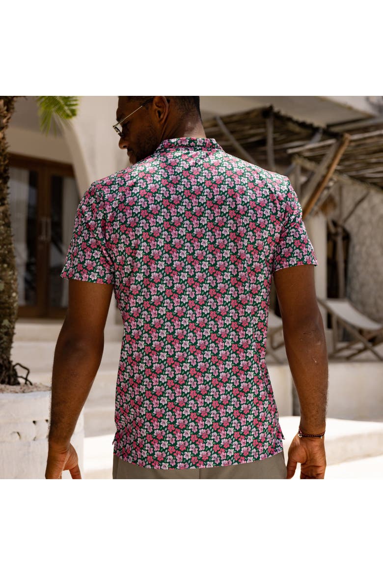 The Azaleas - Golf Shirt, Alternate, color, Pink