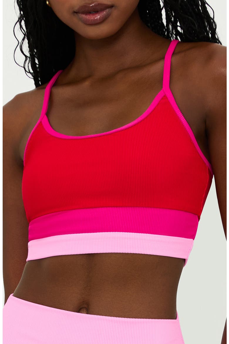 Eva Colorblock Bikini Top, Main, color, GUMDROP COLORBLOCK