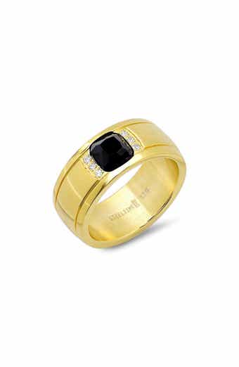 Men's 18k Gold Plated Stainless Steel Ring